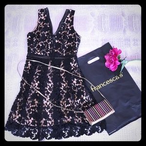 🔹 Black Lace Dress